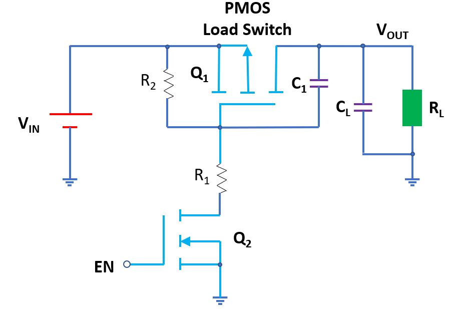 P Channel Mosfet Load Switch Circuit Wiring View And Schematics Diagram ...